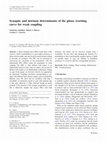 Research paper thumbnail of Synaptic and intrinsic determinants of the phase resetting curve for weak coupling