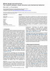 Research paper thumbnail of Wheat dough microstructure: The relation between visual structure and mechanical behavior