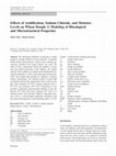 Research paper thumbnail of Effects of Acidification, Sodium Chloride, and Moisture Levels on Wheat Dough: I. Modeling of Rheological and Microstructural Properties