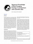 Research paper thumbnail of Aguaruna Knowledge of Bird Foraging Ecology: A comparison with scientific data