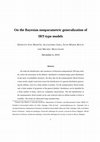 Research paper thumbnail of On the Bayesian Nonparametric Generalization of IRT-Type Models