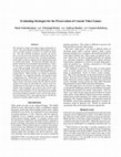 Research paper thumbnail of Evaluating strategies for the preservation of console video games