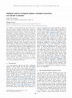 Research paper thumbnail of Statistical analysis of tropical explosive volcanism occurrences over the last 6 centuries