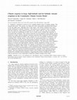 Research paper thumbnail of Climate response to large, high-latitude and low-latitude volcanic eruptions in the Community Climate System Model