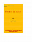 Research paper thumbnail of Jinnah’s Jews: a Jeremiad. In Studies on Israel, ed. Mahendra Gaur, CSS 5. New Delhi: Foreign Policy Research Centre, 2015.