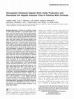 Research paper thumbnail of Simvastatin enhances hepatic nitric oxide production and decreases the hepatic vascular tone in patients with cirrhosis