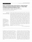 Research paper thumbnail of Mutant and Misfolded Human Growth Hormone is Rapidly Degraded Through the Proteasomal Degradation Pathway in a Cellular Model for Isolated Growth Hormone Deficiency Type II