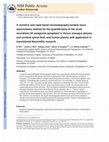 Research paper thumbnail of Sensitive and rapid liquid chromatography/tandem mass spectrometric assay for the quantification of chloroquine in dog plasma