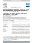 Research paper thumbnail of Guidelines for maternal and neonatal “point of care”: Needs of and attitudes towards a computerized clinical decision support system in rural Burkina Faso