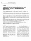 Research paper thumbnail of Grape-seed derived procyanidins interfere with adipogenesis of 3T3-L1 cells at the onset of differentiation