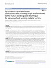 Research paper thumbnail of Development and evaluation of mosquito-electrocuting traps as alternatives to the human landing catch technique for sampling host-seeking malaria vectors