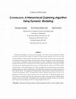 Research paper thumbnail of Chameleon: Hierarchical Clustering Using Dynamic Modeling