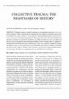 Research paper thumbnail of Collective trauma: the nightmare of history