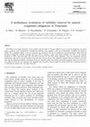 Research paper thumbnail of A preliminary evaluation of turbidity removal by natural coagulants indigenous to Venezuela