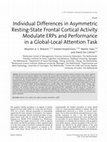 Research paper thumbnail of Individual Differences in Asymmetric Resting-State Frontal Cortical Activity Modulate ERPs and Performance in a Global-Local Attention Task