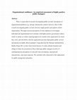 Research paper thumbnail of Organizational Confidence: An Empirical Assessment of Highly Positive Public Managers