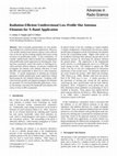 Research paper thumbnail of Radiation efficient unidirectional low-profile slot antenna elements for X-band application