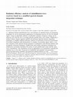 Research paper thumbnail of Radiation efficiency analysis of submillimeter-wave receivers based on a modified spectral domain integration technique