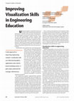 Research paper thumbnail of Improving Visualization Skills in Engineering Education