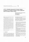 Research paper thumbnail of e-CLV: A Modeling Approach for Customer Lifetime Evaluation in e-Commerce Domains, with an Application and Case Study for Online Auctions