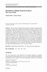 Research paper thumbnail of Distribution of Illiquid Financial Products: The Case of Italy