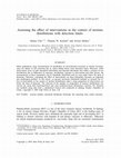 Research paper thumbnail of Assessing the effect of interventions in the context of mixture distributions with detection limits