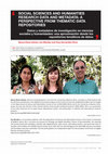 Research paper thumbnail of SOCIAL SCIENCES AND HUMANITIES RESEARCH DATA AND METADATA: A PERSPECTIVE FROM THEMATIC DATA REPOSITORIES Datos y metadatos de investigación en ciencias sociales y humanidades: una aproximación desde los repositorios temáticos de datos