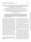 Research paper thumbnail of Comparison of a Stool Antigen Detection Kit and PCR for Diagnosis of Entamoeba histolytica and Entamoeba dispar Infections in Asymptomatic Cyst Passers in Iran