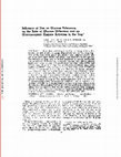 Research paper thumbnail of Influence of Diet on Glucose Tolerance, on the Rate of Glucose Utilization and on Gluconeogenic Enzyme Activities in the Dog1