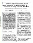 Research paper thumbnail of Dietary Glucose and Fat Attenuate Effects of Adrenalectomy on Energy Balance in ob/ob Mice