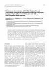 Research paper thumbnail of Simultaneous Determination of Pyridine-Triphenylborane Anti-Fouling Agent and Its Degradation Products in Paint-Waste Samples Using Capillary Zone Electrophoresis with Field-Amplified Sample Injection