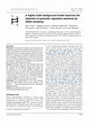 Research paper thumbnail of A higher-order background model improves the detection of promoter regulatory elements by Gibbs sampling