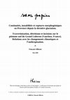 Research paper thumbnail of Morphogenic continuities, instabilities and ruptures in Provence since the Last Glacial Period, Sans Papier French Studies Program, Cornell University, New York, USA. http://www.einaudi.cornell.edu/french_studies/publications/theses.asp?pubid=4392