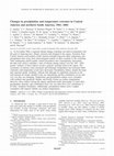 Research paper thumbnail of Changes in precipitation and temperature extremes in Central America and northern South America, 1961-2003