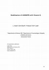 Research paper thumbnail of Stabilisation of UHMWPE with Vitamin E