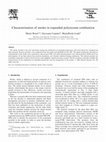 Research paper thumbnail of Characterisation of smoke in expanded polystyrene combustion