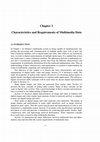 Research paper thumbnail of Characteristics and Requirements of Multimedia Data 2.1 INTRODUCTION