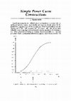 Research paper thumbnail of Simple Power Curve Constructions