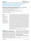 Research paper thumbnail of MelanomaDB: A Web Tool for Integrative Analysis of Melanoma Genomic Information to Identify Disease-Associated Molecular Pathways