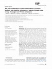 Research paper thumbnail of The joint contribution of pain and insomnia to sickness absence and disability retirement: A register-linkage study among Norwegian and Finnish employees