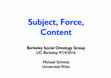 Research paper thumbnail of Subject, Force, Content - Debunking the Frege Point