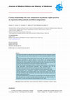 Research paper thumbnail of Caring relationship: The core component of patients’ rights practice as experienced by patients and their companions