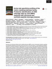 Research paper thumbnail of Active site specificity of the matrix metalloproteinase family: Proteomic identification of 4300 cleavage sites by nine MMPs explored with structural and synthetic peptide cleavage analyses