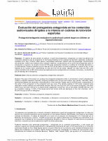 Research paper thumbnail of Evaluación del protagonista-antagonista en los contenidos audiovisuales dirigidos a la infancia en cadenas de televisión españolas