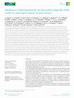 Research paper thumbnail of Glasshouse vs field experiments: do they yield ecologically similar results for assessing N impacts on peat mosses