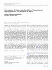 Research paper thumbnail of Determination of Multi-residue Insecticides of Organochlorine, Organophosphorus, and Pyrethroids in Wheat