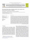 Research paper thumbnail of Pilot study of folate status in healthy volunteers and in patients with psoriasis before and after UV exposure