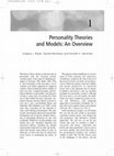 Research paper thumbnail of Personality Theories and Models: An Overview