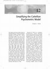 Research paper thumbnail of Simplifying the Cattellian Psychometric Model