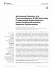 Research paper thumbnail of Microbiome Dynamics of a Polychlorobiphenyl (PCB) Historically Contaminated Marine Sediment under Conditions Promoting Reductive Dechlorination (B. Matturro, C. Ubaldi, S. Rossetti) —> Please cite this article as Matturro et al., 2016